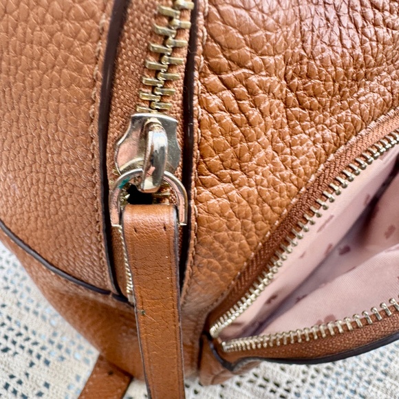 Vintage Kate Spade brown leather backpack in excellent condition - Picture 9 of 16